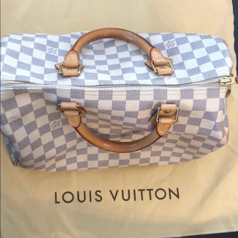 Louis Vuitton Speedy 30 Damier Azur